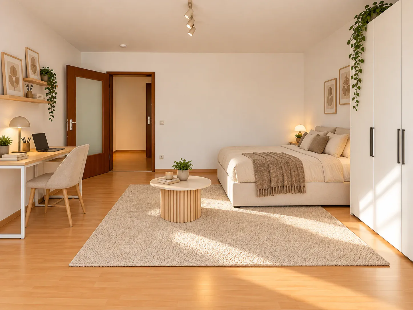 Wohn- Schlafzimmer 2 / Einr...